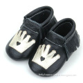 High quality soft sole wholesale leather moccasins baby shoes